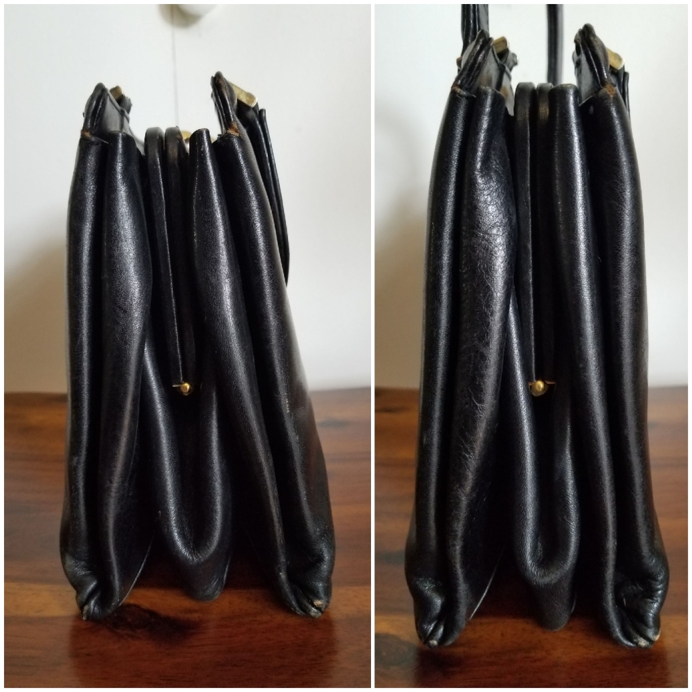 Lord & Taylor Satchel Leather Handbag Vintage - Picture 2 of 8